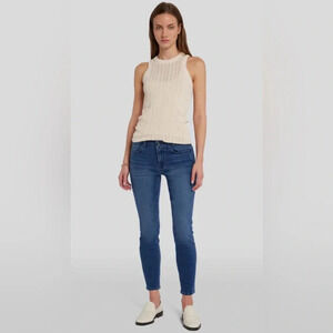 7 For All Mankind B(air) Women’s The Skinny Dark‎ Wash High-rise Jeans Sz 26 EUC